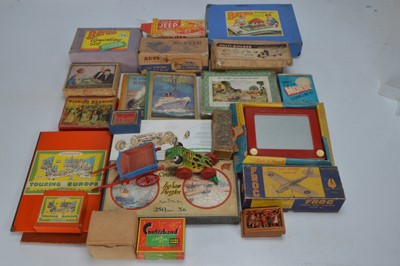 Lot 472 - Various 1950's -1970's books and mostly boxed Toys and Games and Jigsaws (30+)