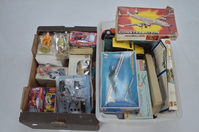 Lot 477 - 1960's and later Lego Toys and Kits and various miscellaneous toys including Tin Tin and Wallace and Gromit (qty)