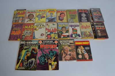 Lot 488 - MAD Magazine Paper Back Volumes and Other Publications (23)