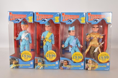 Lot 503 - Carlton circa 2000 boxed Thunderbirds Supermarionette 12" Puppets (4)