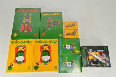 Lot 504 - mic-o-mic Children's Construction Toys (9 boxes)