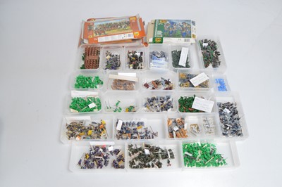 Lot 573 - Large collection 1/72 Scale various Regiments Russian Sweden Great Northern War  (13 standard food boxes, 8 medium boxes and one very small box)