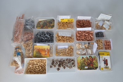 Lot 574 - Large collection 1/72 Scale various Alexander The Great and related Warriors Figures (11 standard boxes, 3 medium boxes, 3 very small boxes, 7 bags)