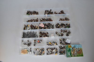 Lot 576 - Large collection 1/72 Scale Thirty Years War various Armies Figures by various makers most painted and with card bases for (1 card box (empty), 6 standard boxes, 12 medium boxes and two small boxes)