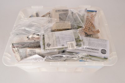 Lot 601 - Large collection 1/72 and 1/76 Scale World War 2 WWII unmade plastic military vehicle kits for all armies by various  makers most in bags (approx 43 kits plus various spares)