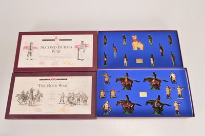 Lot 614 - Modern Britains Limited Edition Boer War and The Second Burma War boxed sets (2)