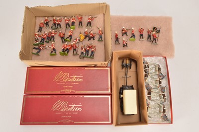 Lot 618 - Modern Britains Zulu Wars Sets (2) and various Redcoats Covered Wagon and Field Gun (qty)