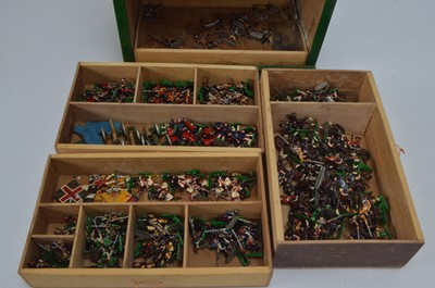 Lot 631 - Large collection of very well painted Prince August 40mm semi-flat moulded figures (250+)