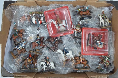 Lot 649 - del Prado mounted Napoleon at War figures - 63 loose, 2 carded