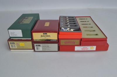 Lot 673 - Boxed New Metal military figures by various makers including Britains and Tradition comprising Frontline Figures CRC2k Russian, Kievski Hussar