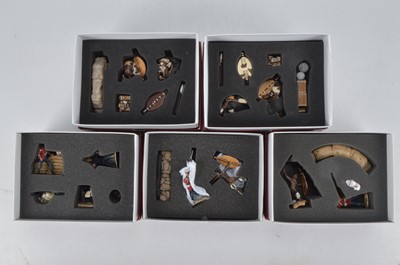 Lot 690 - Britains boxed 'ZULU WAR' series comprising 20030 'Breaching the Wall', 20042 Surgeon Reynolds operating, 20102 'The Bayonet'
