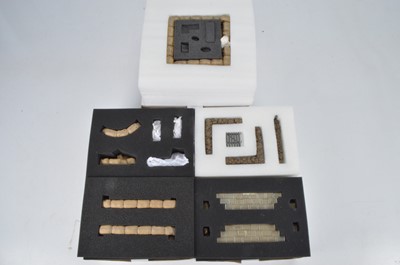 Lot 692 - Britains boxed 'ZULU WAR' accessories - wall sections, comprising 20073 Redoubt Section, 20050 biscuit Box Wall Section