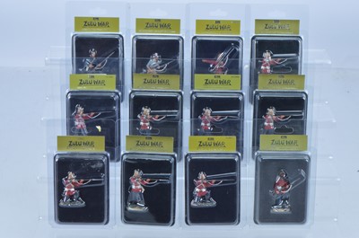 Lot 695 - Britains 'ZULU WAR' series individual 'blister-packed' British Defenders comprising 20006 X 6, 20018 X 2