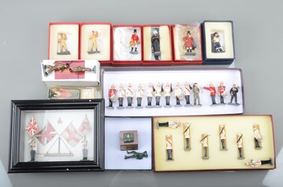 Lot 724 - Gibraltar-themed figures by various makers comprising V C Miniatures Gibraltar Regiment (20)