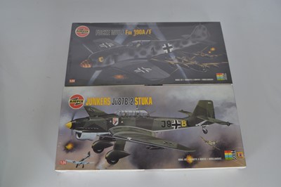 Lot 753 - Airfix boxed 1/24 Scale WW2 German Aircraft (2)