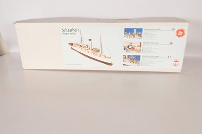 Lot 776 - Caldercraft boxed unmade kit of 'Schaarhorn' Steam Yacht