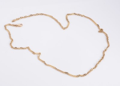 Lot 6 - A 14ct gold necklace
