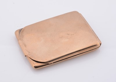 Lot 188 - A 9ct gold vesta case