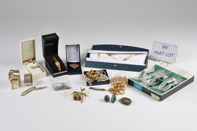 Lot 267 - A large collection of gem set silver & white metal jewellery, silver napkin rings & other costume jewellery