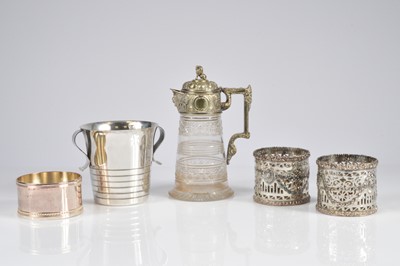 Lot 338 - Five items of silver plate