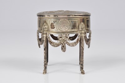 Lot 341 - A late Victorian period silver trinket box from Berthold Muller