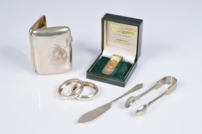 Lot 354 - A group of small silver items