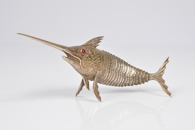 Lot 358 - A mid-20th century model of a marlin fish