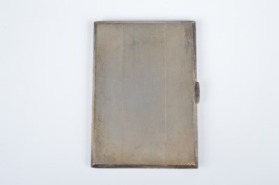 Lot 359 - An Art Deco period silver cigarette case