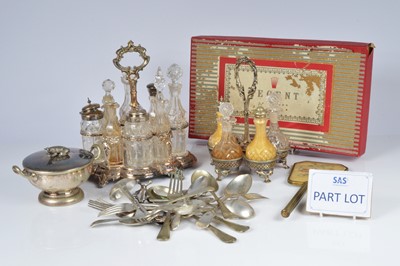 Lot 398 - A large collection of silver plated items