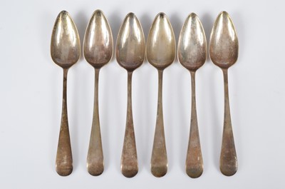 Lot 420 - A set of George VI silver teaspoons by Viners