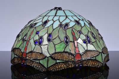 Lot 2 - A second half 20th century lead glass light shade