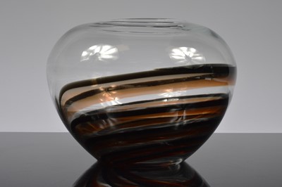 Lot 3 - A modern Studio Glass bowl vase