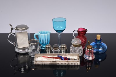 Lot 9 - A collection of various glass