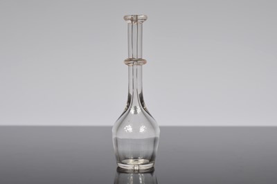 Lot 12 - A Georgian glass Toddy Lifter vessel