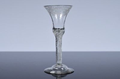 Lot 14 - A late Georgian drinking glass