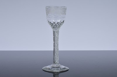 Lot 17 - A late Georgian drinking glass