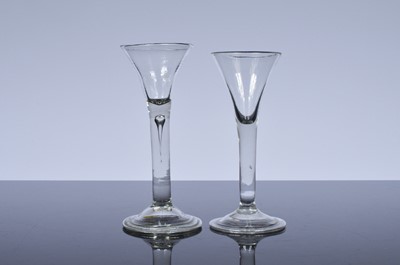 Lot 22 - Two late Georgian drinking glasses