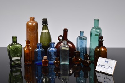 Lot 25 - A collection of various antique and 20th century bottles