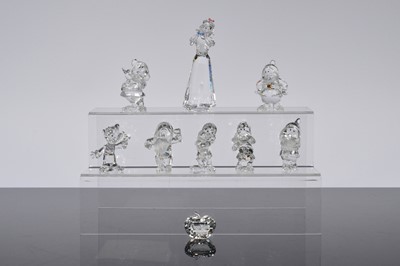 Lot 29 - A set of Swarovski Crystal Snow White and the Seven Dwarves