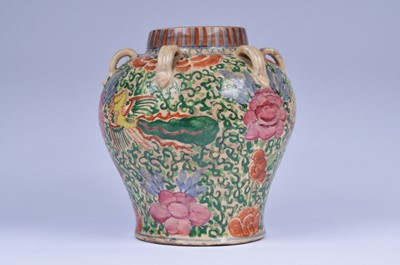 Lot 46 - A late 19th or early 20th century Far Eastern porcelain vase