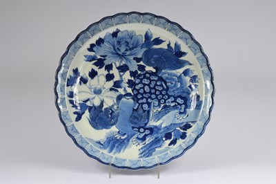 Lot 53 - An early 20th century Japanese Irita style blue and white porcelain charger