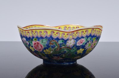 Lot 63 - A small Chinese egg shell porcelain bowl
