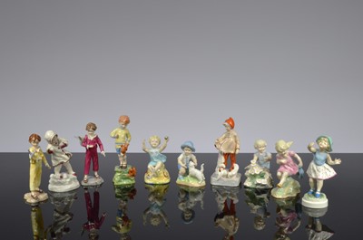 Lot 103 - Ten Royal Worcester ceramic figures