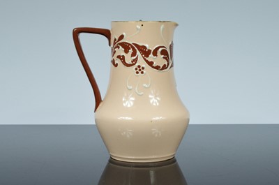 Lot 108 - A Victorian James MacIntyre pottery jug