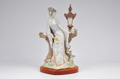 Lot 149 - A Lladro porcelain figure of a Geisha