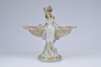 Lot 154 - A mid 20th century Royal Dux porcelain centrepiece