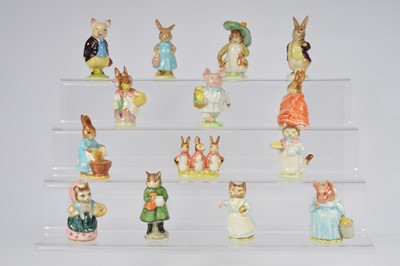 Lot 162 - A collection of thirteen Beatrix Potter Beswick figurines