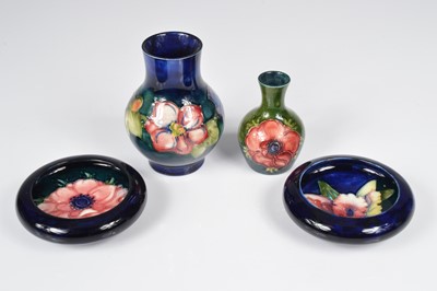 Lot 165 - Four vintage Moorcroft Pottery items