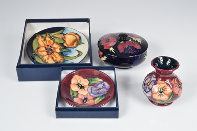 Lot 168 - Four modern Moorcroft Pottery items