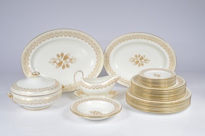 Lot 177 - A 1950s Wedgwood Bone China Golden Persephone pattern dinner service designed by Eric Ravillious